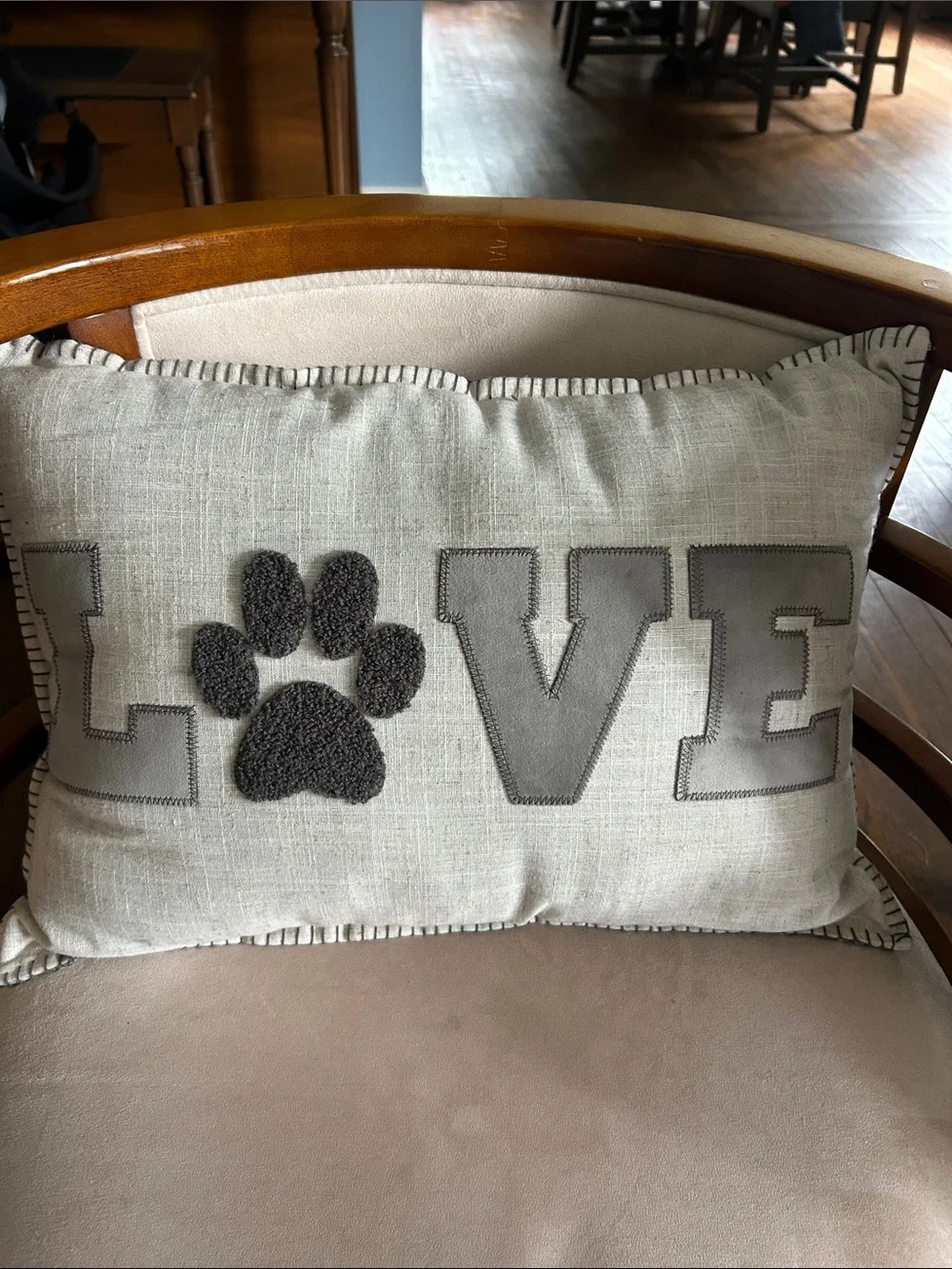 Dog Love Decorative Pillow NWOT 20x15